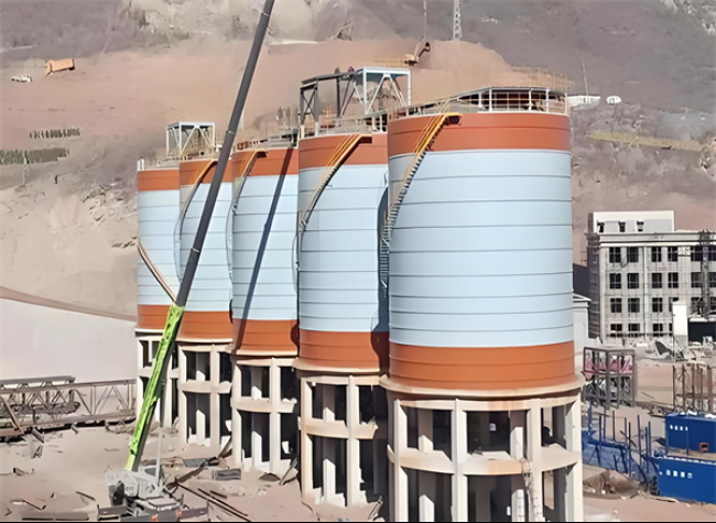 白塔高架钢板仓